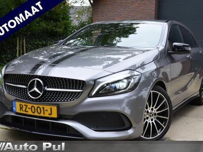 tweedehands Mercedes 180 A-KLASSE WhiteArt EditionAMG-Styling/Automaat/Led/Navi/Pdc/Achteruitrij camera/Privacy-Glass/Auto is in absolute nieuwstaat