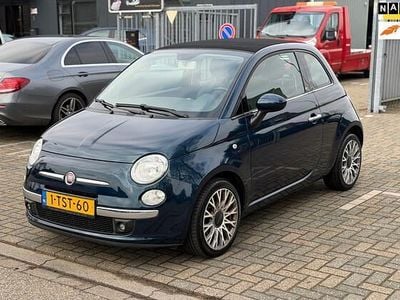 Blauw Occasion 2014 Fiat 500C Lounge Cabriolet | € 6.940 (Goede deal)