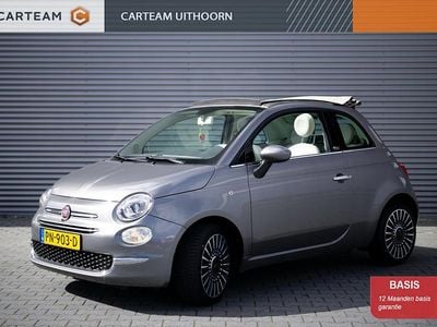 Occasion Fiat 500C Lounge 80 PK (58 kW) 2017 Grijs, metallic lak Cabriolet