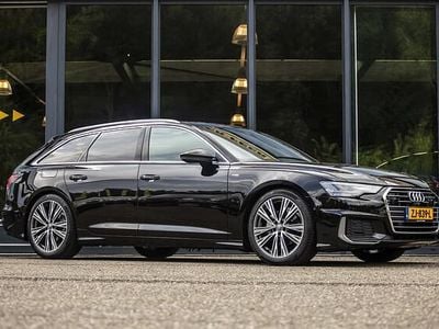 Zwart Gebruikt 2018 Audi A6 Design Stationwagen | € 32.950 (Duur)