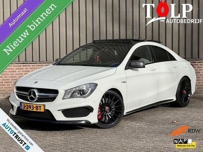 tweedehands Mercedes CLA45 AMG 4MATIC Pano Navi Cruise Leder Pdc