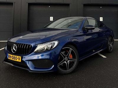 Occasion Mercedes C220 Premium Plus 163 PK (119 kW) 2017 Blauw Coupé