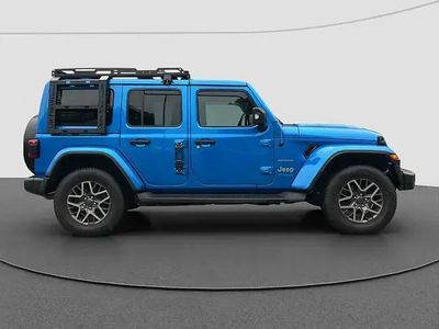 Occasion Jeep Wrangler Unlimited Sahara 381 PK (280 kW) 2022 Blauw SUV