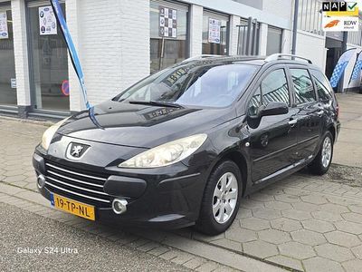 Zwart Gebruikt 2007 Peugeot 307 Premium Stationwagen | € 2.199 (Iets duurder)