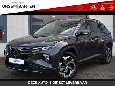 tweedehands Hyundai Tucson 1.6 T-GDI HEV Premium| Uit voorraad leverbaar| van ¤ 49530,- naar ¤ 47530,- Navigatie| Stoel + Stuurverwarming en Stoelkoeling| PDC voor en Achter | Lederen interieur|