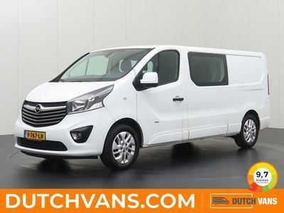 tweedehands Opel Vivaro 1.6CDTI 125PK Lang Sport Dubbele Cabine | Navigatie | Camera | 3-Persoons | Trekhaak