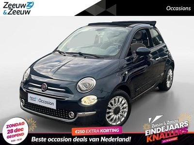Blauw Gebruikt 2016 Fiat 500C Lounge Cabriolet | € 10.940 (Eerlijke prijs)