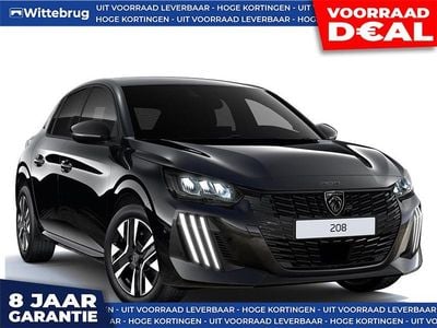 Zwart Nieuw 2025 Peugeot 208 Allure Hatchback | € 26.888 (Goede deal)