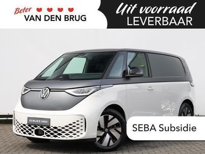 tweedehands VW ID. Buzz ID. Buzz CargoL1H1 77 kWh 204 pk | SEBA SUBSIDIE | ACC | LED | Stoelverwarming | Camera | 19" LM-velgen | Trekhaak