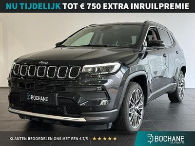 Zwart Gebruikt 2021 Jeep Compass Limited SUV | € 22.400 (Goede deal)