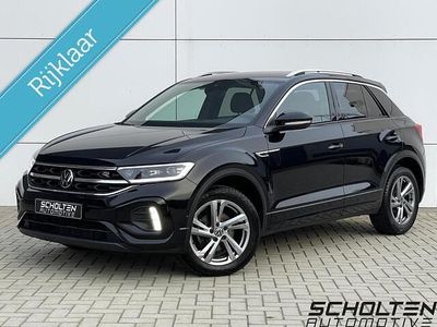 Zwart Gebruikt 2023 VW T-Roc R-line SUV | € 22.999 (Eerlijke prijs)
