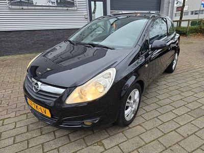 Zwart Gebruikt 2006 Opel Corsa Enjoy Hatchback | € 1.495