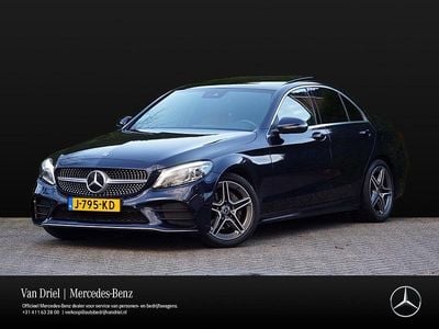 Occasion Mercedes C180 AMG line 157 PK (115 kW) 2020 Blauw Sedan