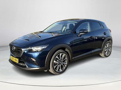 Deep crystal blue metallic (blauw metallic) Gebruikt 2021 Mazda CX-3 Sportive SUV | € 21.900 (Eerlijke prijs)