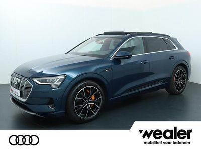 tweedehands Audi e-tron e-tron55 quattro advanced Pro Line Plus 95 kWh | 360 PK | Elektrisch Panoramadak | Camera zicht rondom | Stoelverwarming |