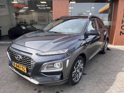 tweedehands Hyundai Kona 1.6 GDI HEV Premium Two-Tone AUT - Apple/Android Adapt C. Leder Bekl. Stoel-/Stuurverw. Stoelventilatie