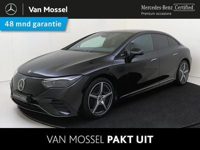 Zwart Gebruikt 2023 Mercedes EQE350 AMG line Sedan | € 49.945 (Eerlijke prijs)