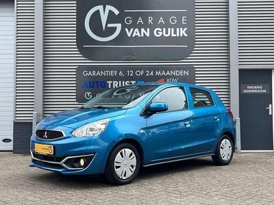 Occasion Mitsubishi Space Star 71 PK (52 kW) 2019 Blauw, metallic lak Hatchback