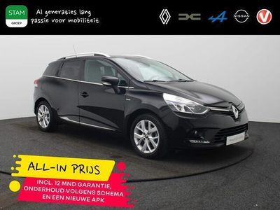 tweedehands Renault Clio IV Estate TCe 90pk Limited ALL-IN! Airco | Cruise | Navi | Parksens. a.