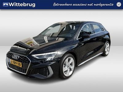 Zwart Gebruikt 2021 Audi A3 Sportback S-Line Hatchback | € 25.950 (Goede deal)