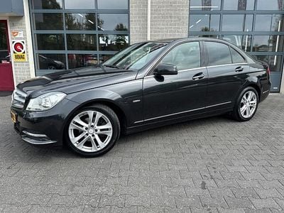 Zwart Gebruikt 2012 Mercedes C180 Business Sedan | € 9.850 (Goede deal)