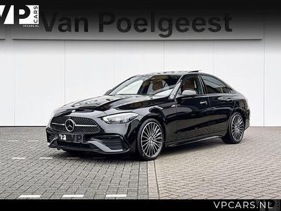 Zwart Occasion 2024 Mercedes C200 AMG line Sedan | € 59.900