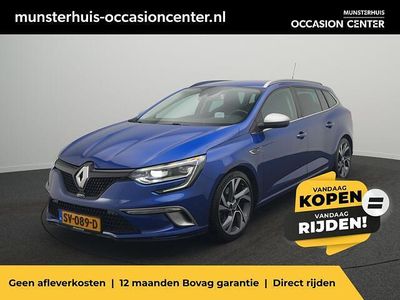 Blauw metallic Gebruikt 2018 Renault Mégane GrandTour GT Stationwagen | € 20.500 (Eerlijke prijs)
