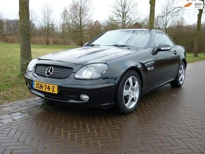 Zwart (metallic) Occasion 2001 Mercedes SLK230 Cabriolet | € 3.750 (Eerlijke prijs)