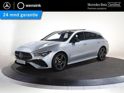 Zwart Occasion 2025 Mercedes CLA180 Shooting Brake AMG line Stationwagen | € 40.850 (Eerlijke prijs)