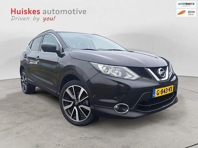 Zwart (metallic) Occasion 2017 Nissan Qashqai Tekna+ SUV | € 14.949 (Eerlijke prijs)