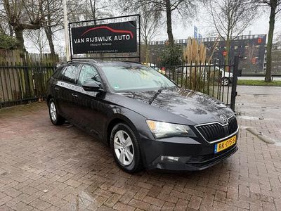 Occasion Skoda Superb Business Line 120 PK (88 kW) 2018 Zwart Stationwagen