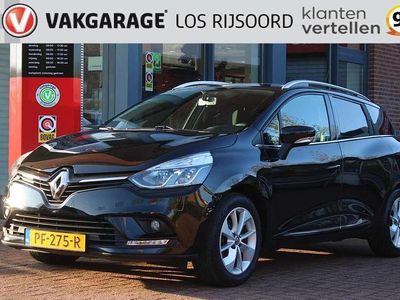 Zwart Gebruikt 2017 Renault Clio GrandTour LIMITED Stationwagen | € 8.900 (Eerlijke prijs)