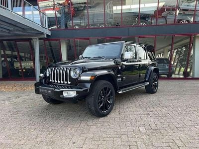 Zwart (metallic) Occasion 2023 Jeep Wrangler Unlimited Sahara SUV | € 62.950 (Goede deal)