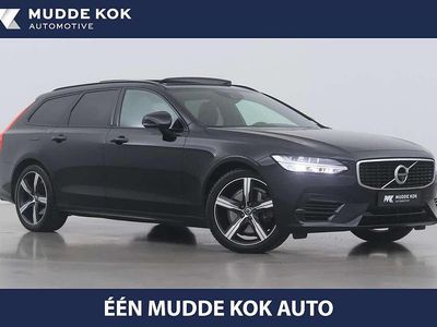 Zwart Gebruikt 2020 Volvo V90 R-Design Stationwagen | € 37.400 (Eerlijke prijs)