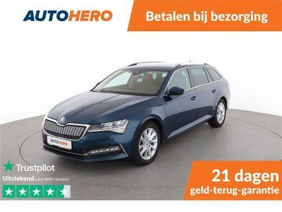 tweedehands Skoda Superb Combi 1.4 TSI iV Business Edition Plus 218PK | HG51812 | PHEV | Navi | Apple/Android | Camera | LED | Cruise | Keyless | Stoelverwarming V+A | Trekhaak | Lichtmetalen Velgen |