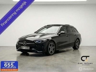 Zwart Occasion 2022 Mercedes C300e AMG line Stationwagen | € 40.900 (Iets duurder)