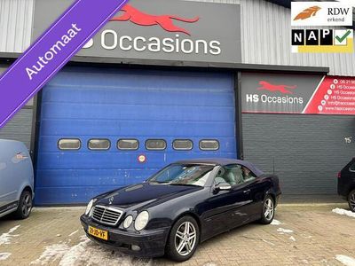 Occasion Mercedes CLK200 Elegance 163 PK (119 kW) 2002 Blauw Cabriolet