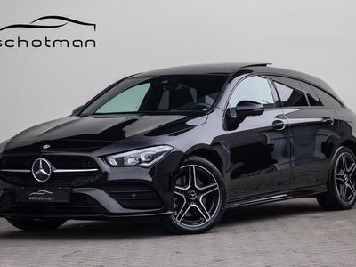 tweedehands Mercedes CLA250e Shooting Brake AMG Night Edition, Panorama, Sfeerverlichting, Hybrid 2020