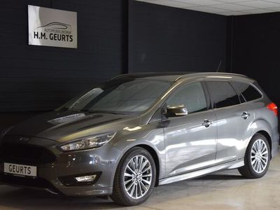 tweedehands Ford Focus Wagon 1.5 EcoBoost ST Line 182PK! Navi Clima Camera Lm Velgen Mooi!