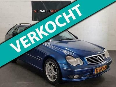 Blauw Occasion 2001 Mercedes C32 AMG AMG Stationwagen | € 7.499