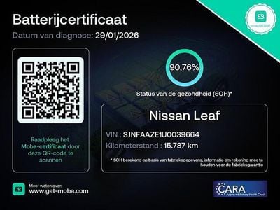 Occasion Nissan Leaf Acenta 110 kW (150 PK) 2019 Wit Hatchback