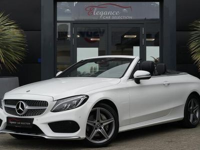 tweedehands Mercedes 200 C-KLASSE CabrioletAMG Premium 184pk Navigatie/Stoelverwarming/Camera