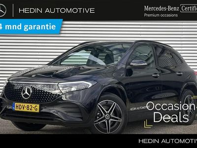 Zwart Occasion 2025 Mercedes EQA250+ AMG line SUV | € 44.900 (Eerlijke prijs)