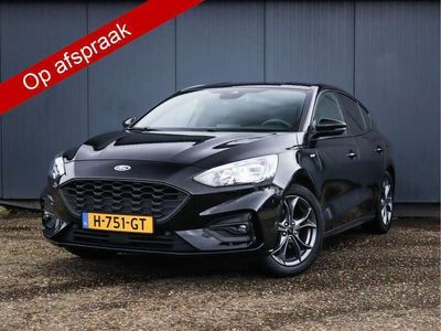 tweedehands Ford Focus 1.0 EcoBoost ST Line Business (126PK), 1ste-Eigenaar, Keurig-Onderh., Navigatie/Apple-Carplay/Android-Auto, Airco/Climate-Control, Cruise-Control, Stoelverwarming, Parkeersensoren-V+A, DAB, LM.-Velgen-17Inch, Lane-Assist, Sportstoelen, Privacy-