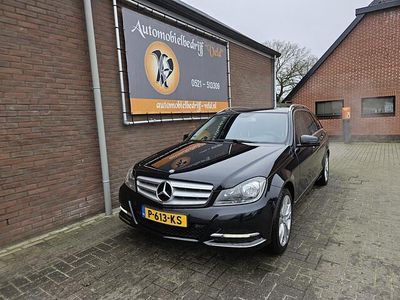 Zwart (metallic) Occasion 2014 Mercedes C200 Ambition Stationwagen | € 8.445