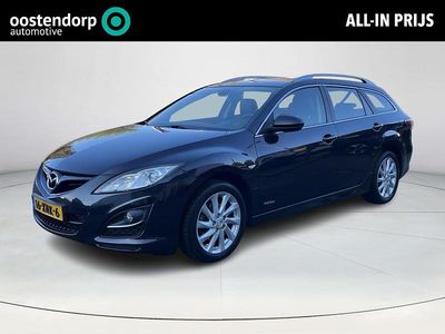 Zwart (metallic) Gebruikt 2012 Mazda 6 Stationwagen | € 12.950