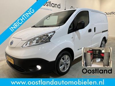 tweedehands Nissan e-NV200 Business 40 kWh Servicebus / Inrichting / 100% elektrisch !! / Schuifdeur L + R / Airco / Cruise Control / Navigatie / Camera / 19.300 KM !!