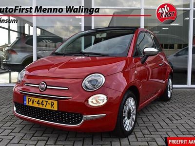Rood Gebruikt 2017 Fiat 500C Lounge Cabriolet | € 9.475 (Eerlijke prijs)