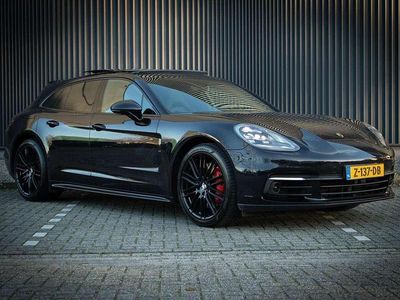 Zwart Occasion 2018 Porsche Panamera Sport Turismo Stationwagen | € 65.000 (Eerlijke prijs)