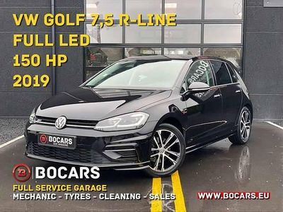 Zwart Occasion 2019 VW Golf R-line Sedan | € 23.500
